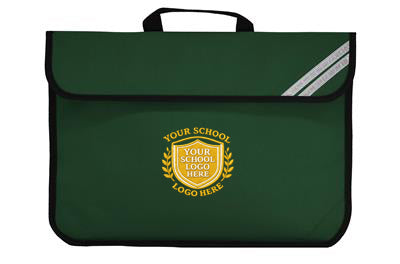 Bottle Green Explorer Book Bag - Bag Decoration