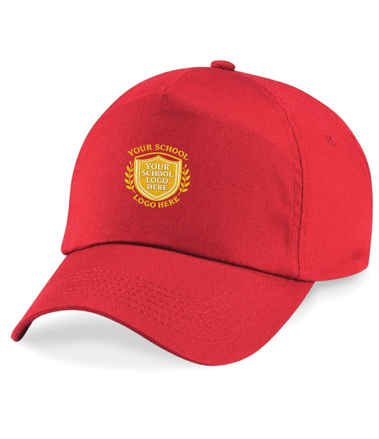 Bright Red Children's Baseball Cap - Cap and Hat Print