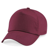 Burgundy Children's Baseball Cap - Cap and Hat Print
