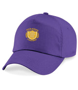 Purple Children's Baseball Cap - Centre Front Print
