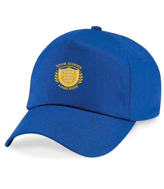Royal Blue Children's Baseball Cap - Centre Front Print