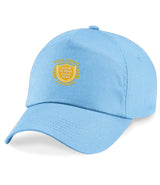 Sky Blue Children's Baseball Cap - Centre Front Print
