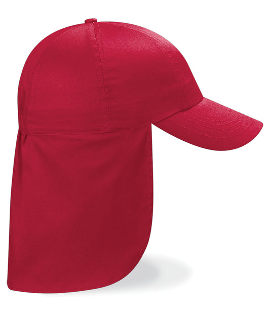 Red Legionnaire Cap - Centre Front Print
