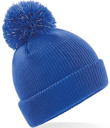 Bright Blue Children's Reflective Bobble Hat
