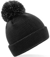 Black Children's Reflective Bobble Hat
