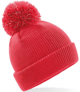 Red Children's Reflective Bobble Hat
