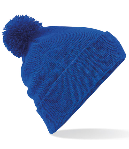Royal Blue Pom Pom Hat