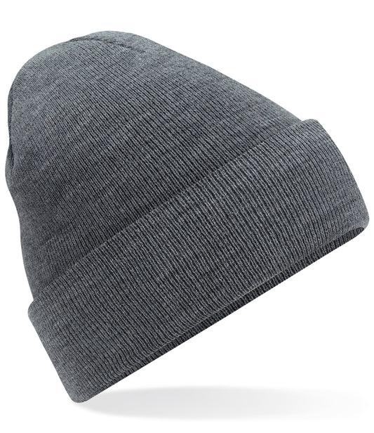Grey Knitted Hat - Centre Front Print