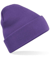 Purple Knitted Hat - Centre Front Print
