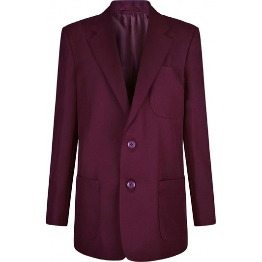 Maroon Boys' Blazer - Left Chest Embroidered