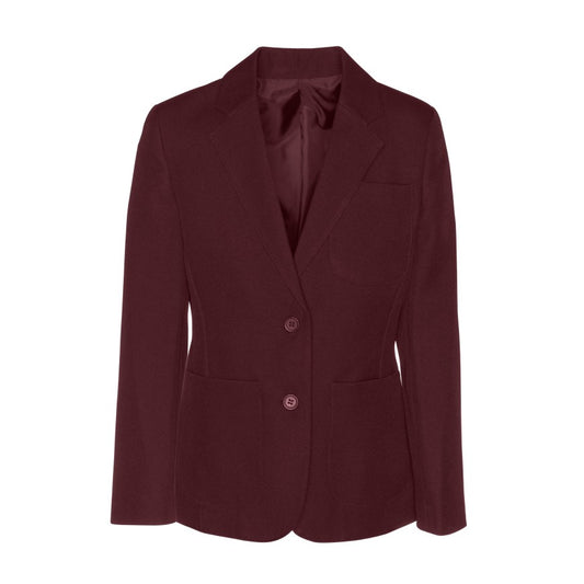 Maroon Girls' Blazer - Left Chest Embroidered
