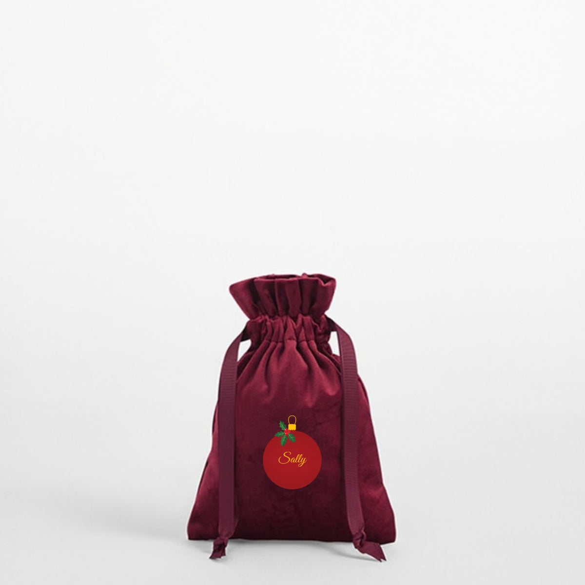 Burgundy Velvet Gift Bags