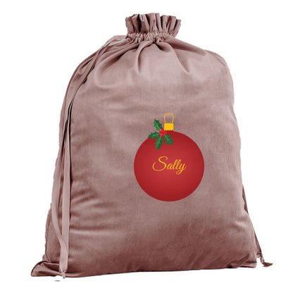 Pink Velvet Gift Bags