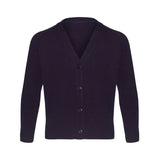 Navy Classic Knitted Cardigan - Left Chest Embroidered
