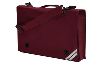Burgundy Despatch Bag - Bag Decoration