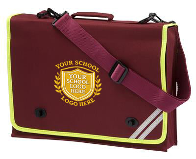 Burgundy Hi-Vis Despatch Bag - Bag Decoration