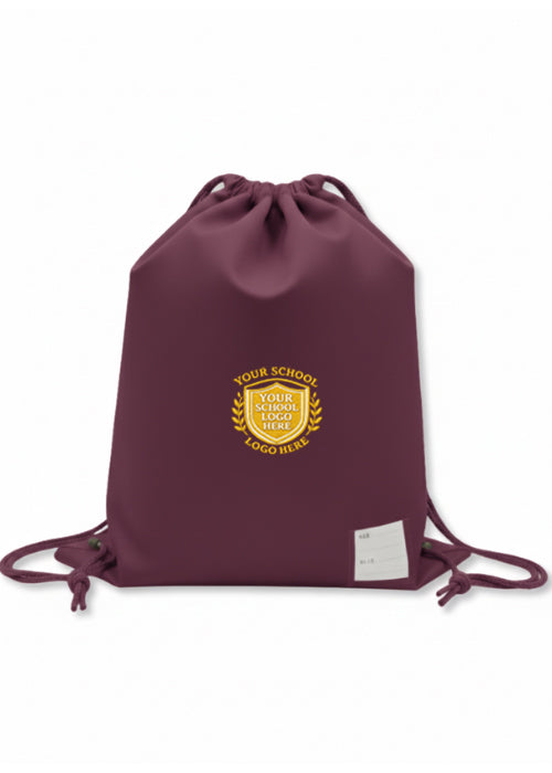 Burgundy PE Bag - Bag Decoration