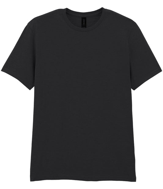 Black Adult Soft-Style T-Shirt - Left and Right Chest
