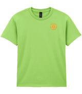 Lime Green Heavyweight T-Shirt - Left Chest Embroidered
