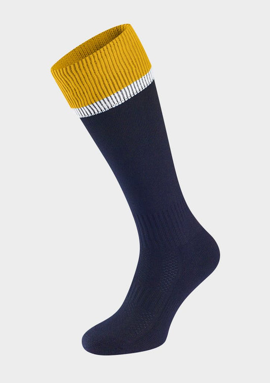 Navy/Amber/White Sports Socks