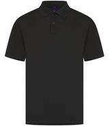 Black Moisture-Wicking Piqué Polo Shirt - Left Chest Embroidered (Staffwear)
