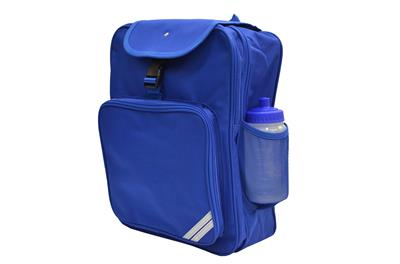 Royal Blue Primary Junior Backpack - Bag Decoration