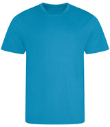 Sapphire Blue Breathable T-Shirt - Left Chest Embroidered

