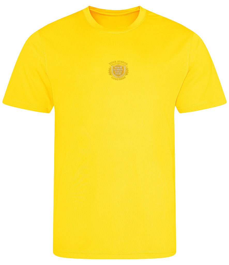 Sunflower Yellow Breathable T-Shirt - Centre Chest Print
