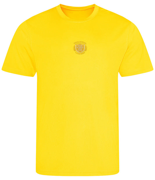 Sunflower Yellow Breathable T-Shirt - Centre Chest Print