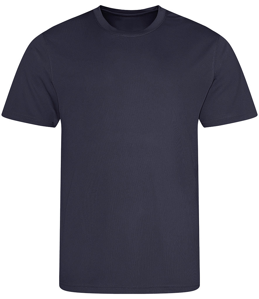 Oxford Navy Breathable T-Shirt - Left Chest Embroidered