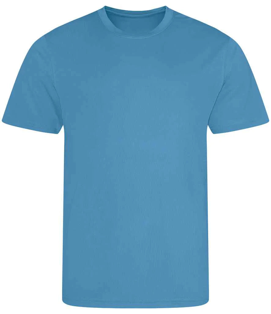 Sapphire Blue Breathable T-Shirt - Left Chest Embroidered