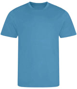 Sapphire Blue Breathable T-Shirt - Left Chest Embroidered
