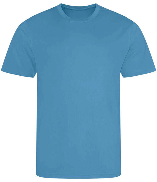 Sapphire Blue Breathable T-Shirt - Left Chest Embroidered