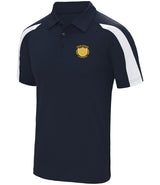 French Navy/Arctic White Contrast Polo Shirt - Left Chest Embroidered
