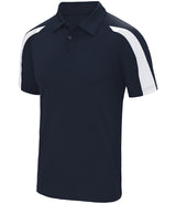French Navy/Arctic White Contrast Polo Shirt - Left Chest Embroidered
