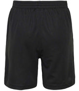 Jet Black Breathable PE Shorts
