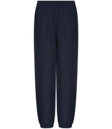 French Navy Breathable Track Pants - Leg and Hip Print - Left Hip
