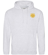 Ash Grey Hoodie - Left Chest Embroidered
