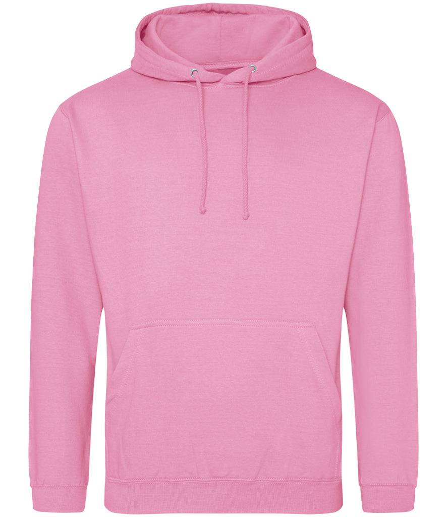 Candyfloss Pink Hoodie - Left Chest Embroidered