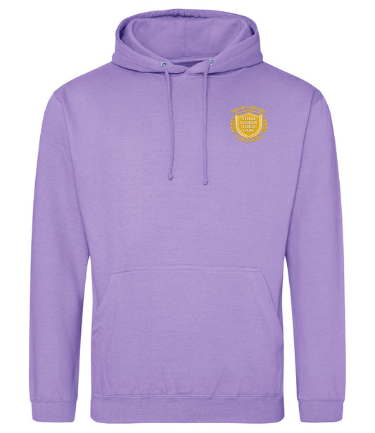 Digital Lavender Hoodie - Left Chest Embroidered