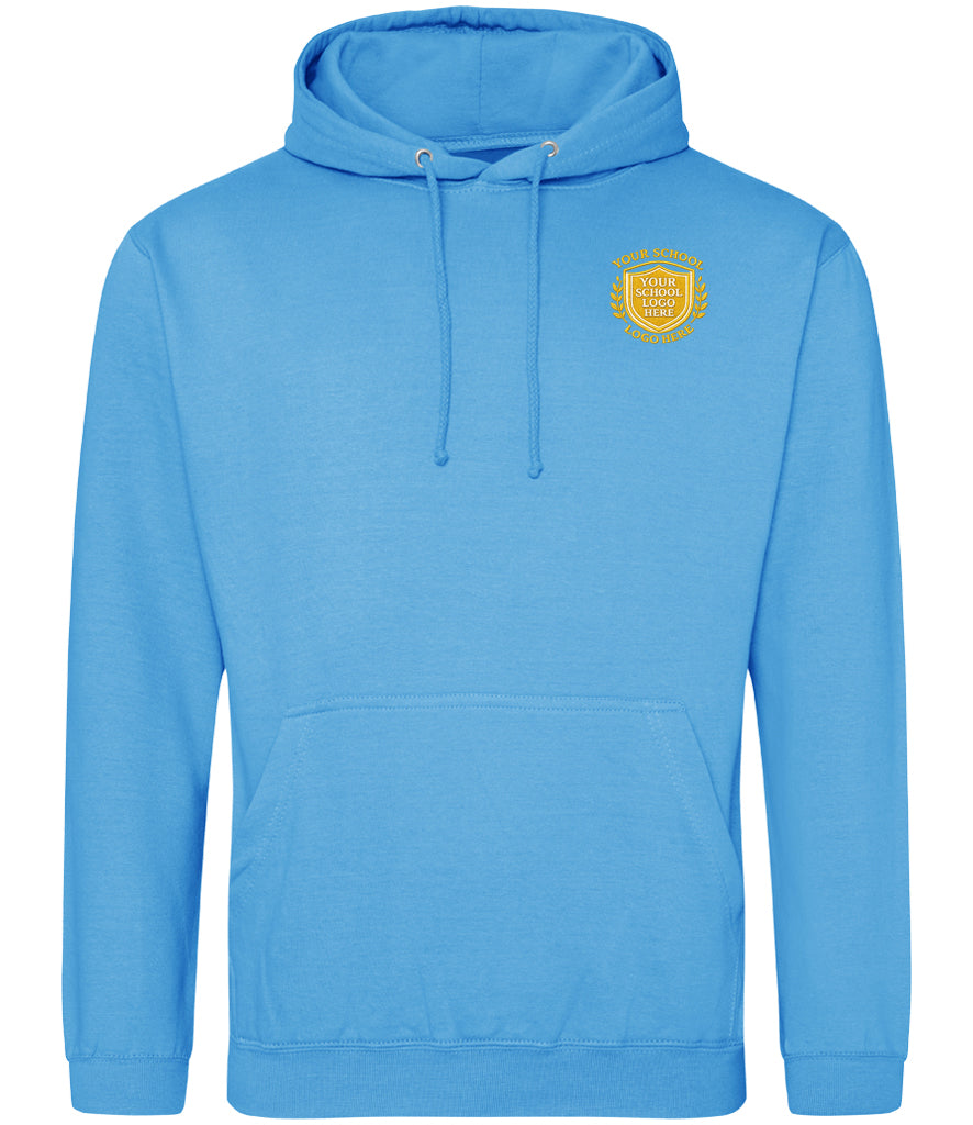Hawaiian Blue Hoodie - Left Chest Embroidered