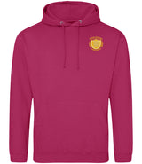 Hot Pink Hoodie - Left Chest Embroidered
