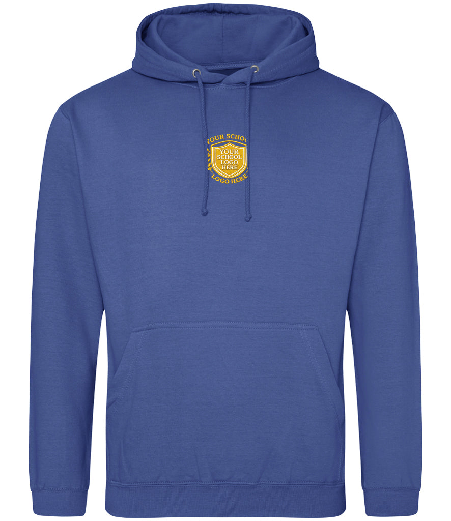 Royal Blue Hoodie - Centre Chest Print