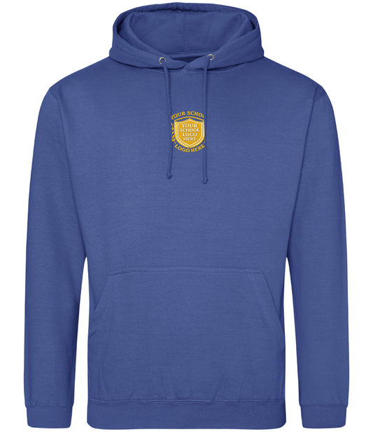 Royal Blue Hoodie - Centre Chest Print