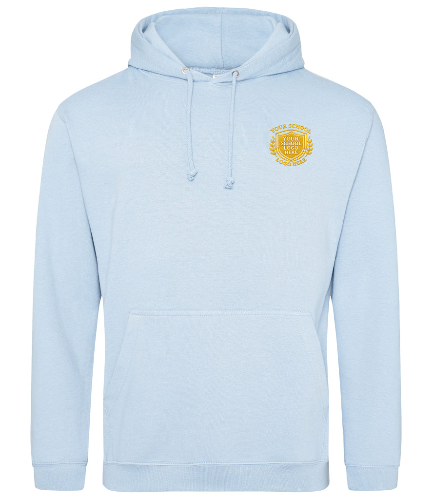 Sky Blue Hoodie - Left Chest Embroidered