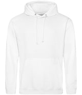 Arctic White Hoodie - Left Chest Embroidered
