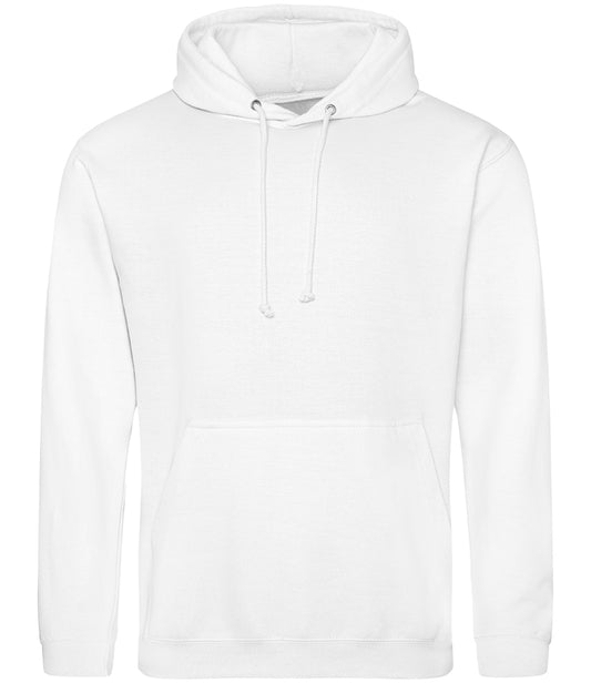Arctic White Hoodie - Left Chest Embroidered