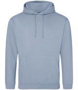 Dusty Blue Hoodie - Left Chest Embroidered

