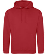 Fire Red Hoodie - Left Chest Embroidered
