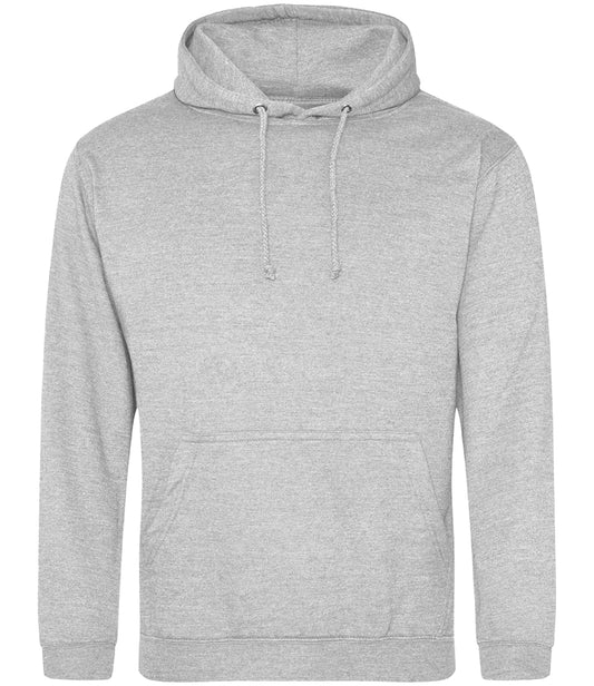 Heather Grey Hoodie - Left Chest Embroidered
